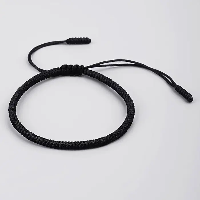 Bracelet porte-bonheur bouddhiste fait à la main pour homme et femme, ULà nœuds, cadeau