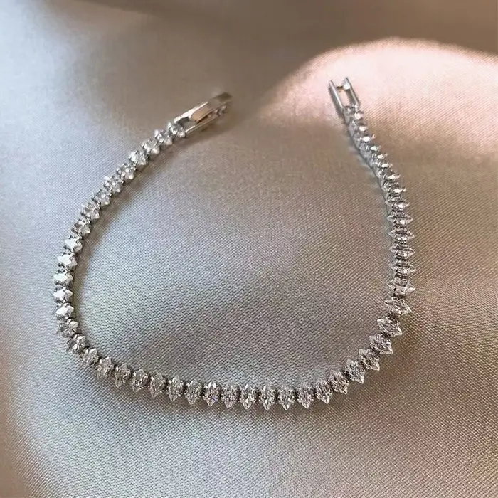 Bracelet de tennis de luxe pour femme