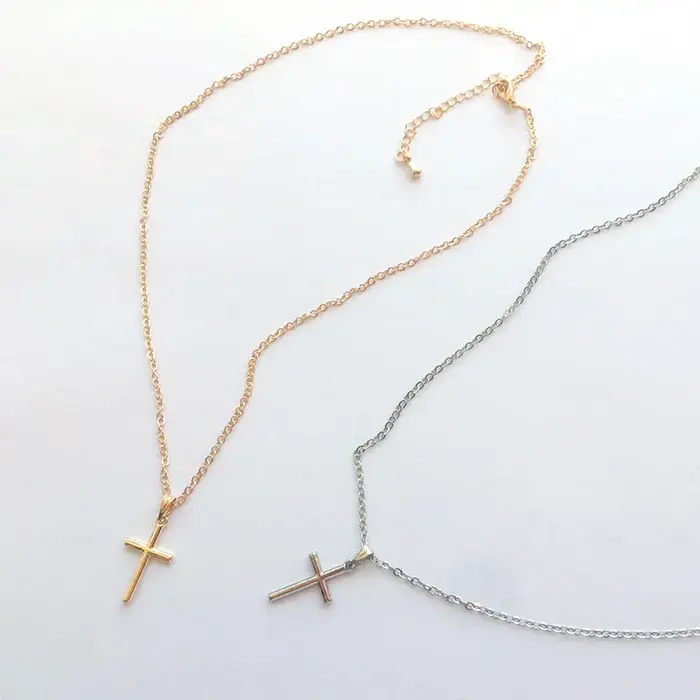 Collier en alliage pour hommes et femmes, 2 pièces, tendance, cadeau de fête et de vacances