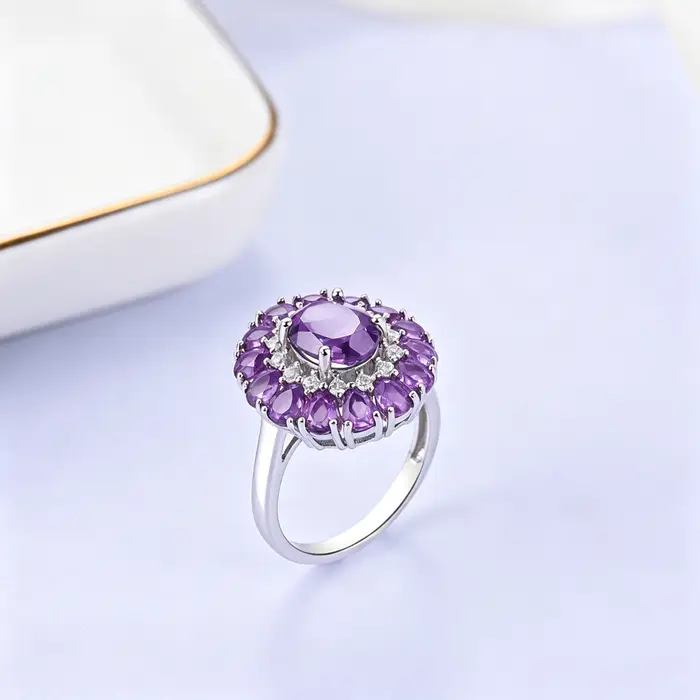 Bague élégante en argent sterling 925 pour femmes
