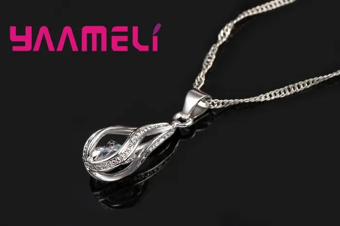 Ensemble de bijoux en zircone cubique forme goutte d'eau pour mariage femme occasions spéciales