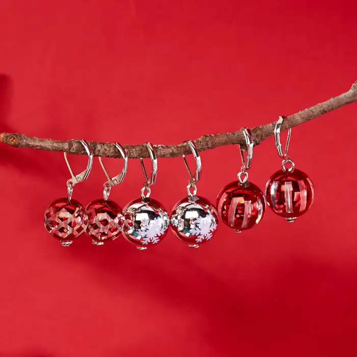 Boucles d'oreilles flocon de neige et arbre de Noël plaquées or argent rhodium pour femmes occasions spéciales mariage fête quotidienne