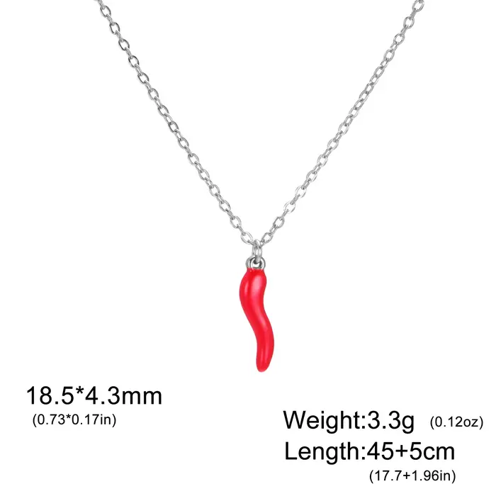 Collier pendentif Lucky Italy Cornicello