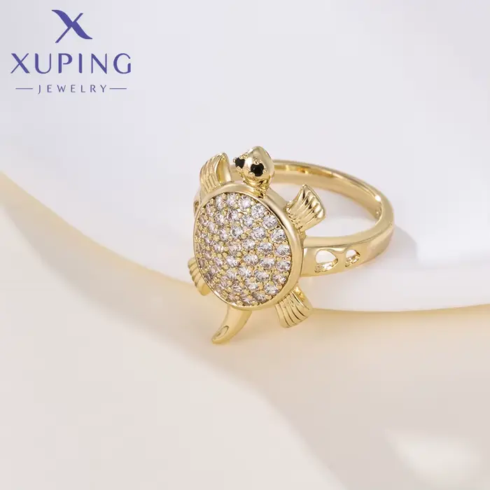 Bague Xuping Bijoux Tendance Élégante Nouvelle Arrivée Motif Animal Plaqué Or pour Cadeau de Fête X001139144