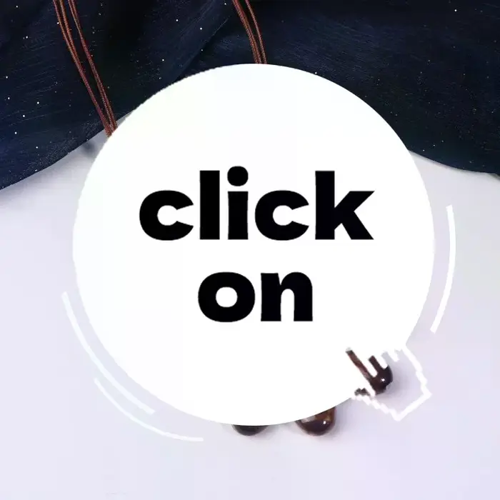 Collier de haricots en céramique coloré
