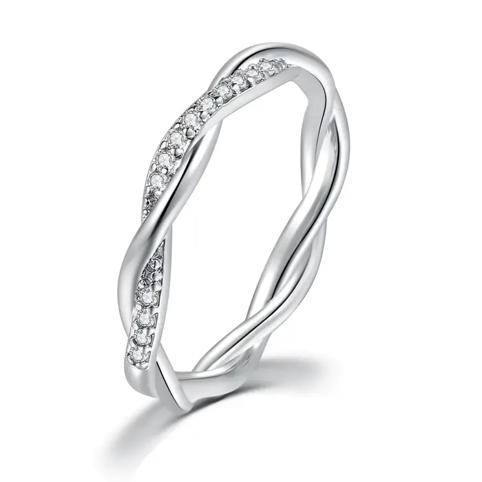 Bagues De Promesse De tempérament Pour femmes, mariage, Bague De fiançailles, Document En argent, Ca