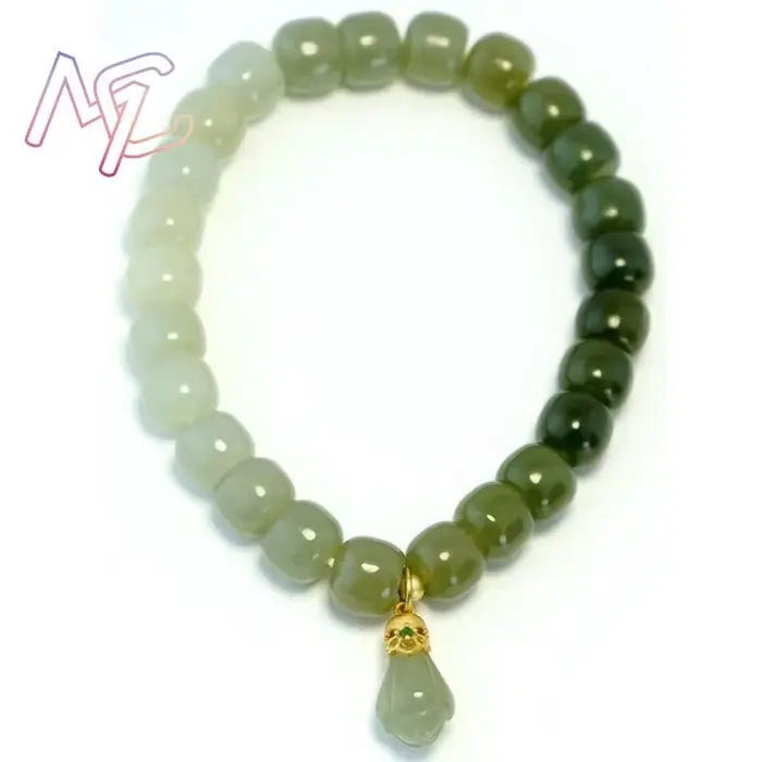 Bracelet de fleurs Hetian naturelles, plaqué or 18 carats, agate, tourmaline, exquis, bijoux sexy pour jeunes filles, cadeau de mode