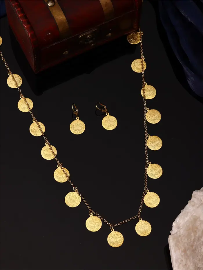 Ensemble de bijoux rétro pour femmes