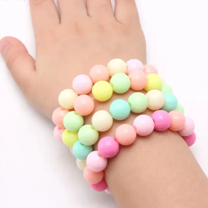 Bracelets de princesse en perles pour enfants