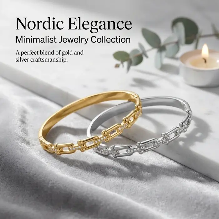 Bracelet à maillons de chaîne de style français