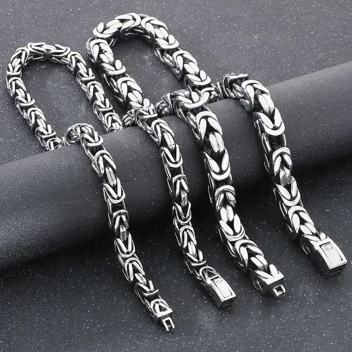 Collier chaîne de 60/63CM de longueur pour homme