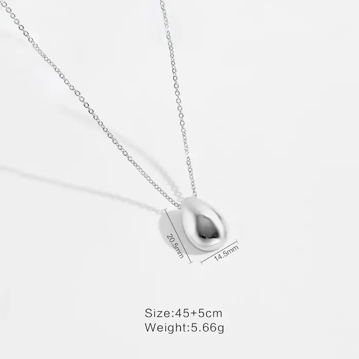 VEWANT – collier avec pendentif goutte d'eau en argent Sterling 925 pour femmes