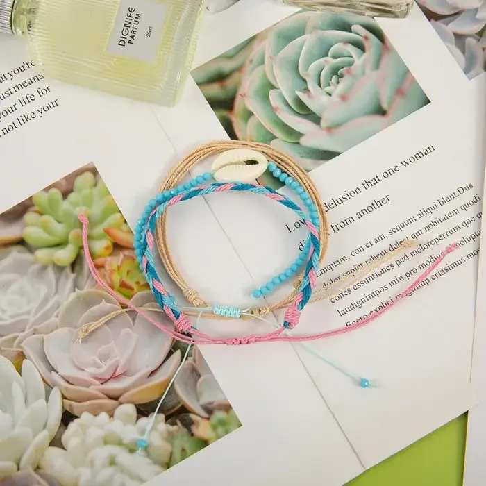 Bracelet de oral ille Ondulé pour Femme et Adolescente