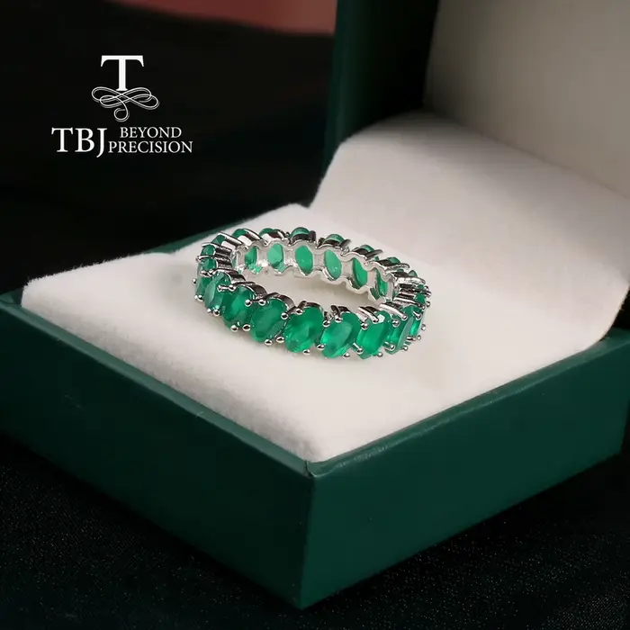 Bague en agate verte naturelle au design classique et magnifique 2026 – Cadeau tendance et luxueux pour femmes et
