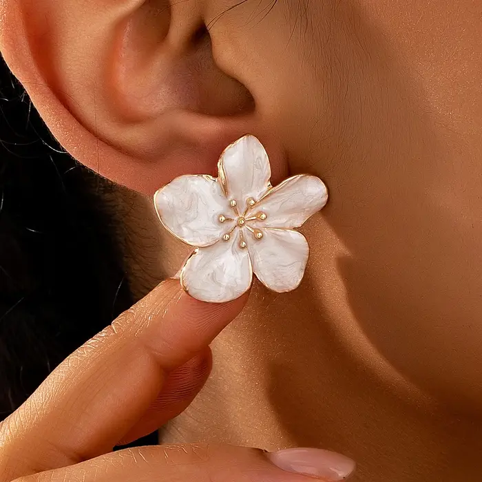 Une paire de boucles d'oreilles à clous pour femmes