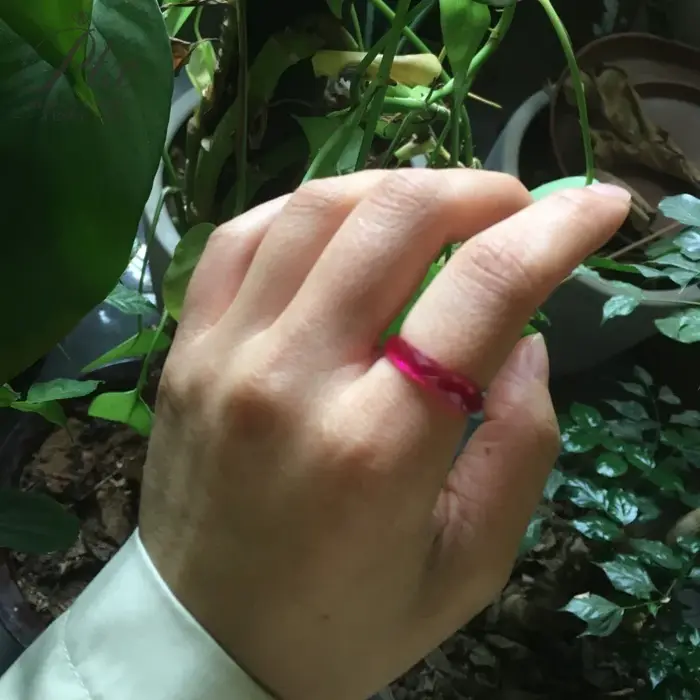 Bague en rubis rouge sang de pigeon de qualité supérieure avec certificat AGL pour célébrer vos anniversaires et autres occasions spéciales