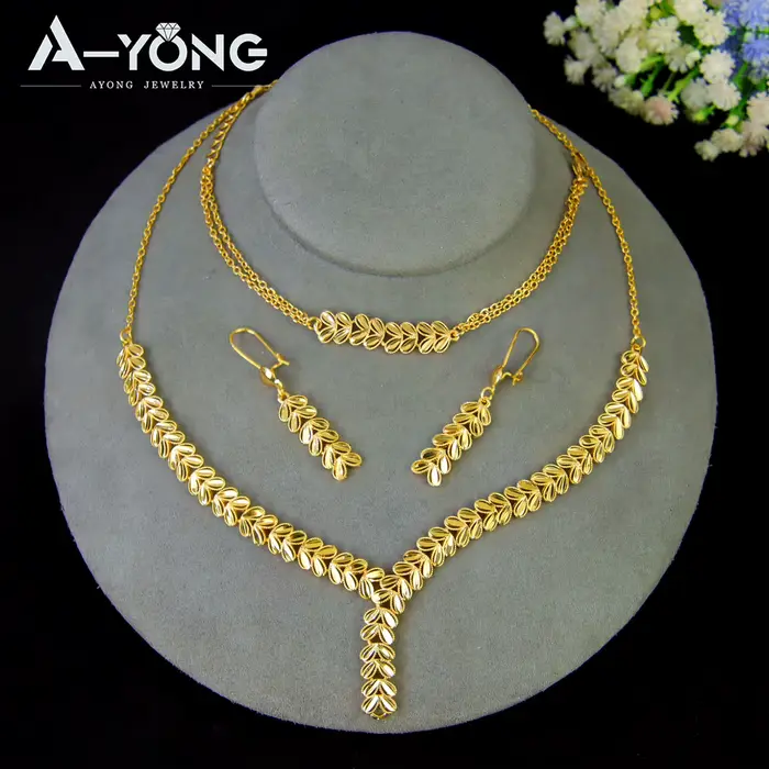 Ensemble de bijoux de mariage de luxe pour femmes