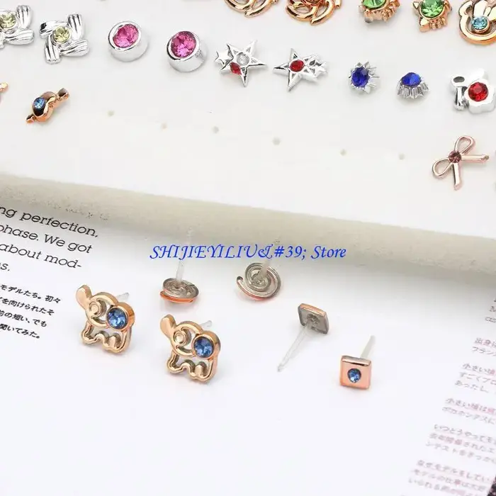 Boucles d'oreilles noël hypoallergéniques E21F