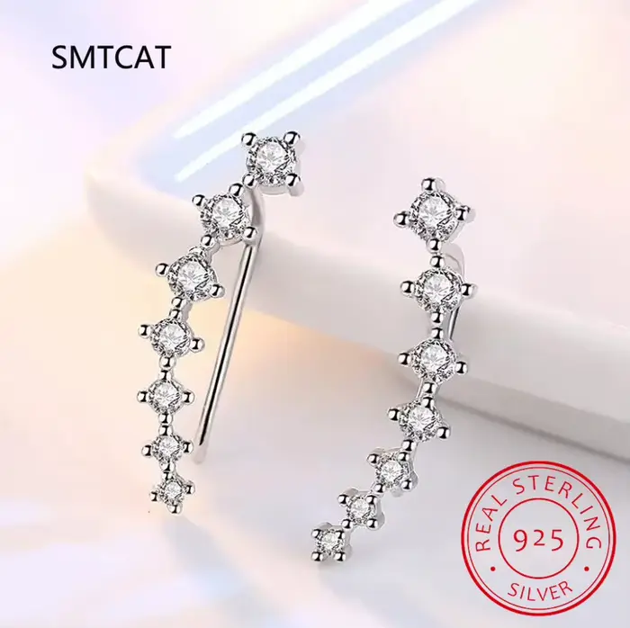 Boucle d'oreille All D Moissanite pour femme