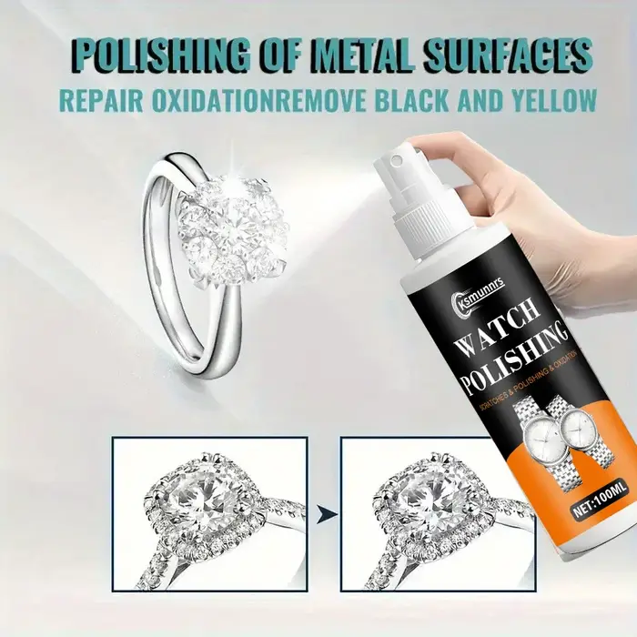 Spray de réparation de bijoux | Vernis liquide multifonctionnel qui élimine rapidement les rayures et restaure la