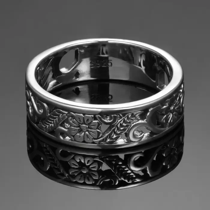 Bagues à doigts breloques argent S925