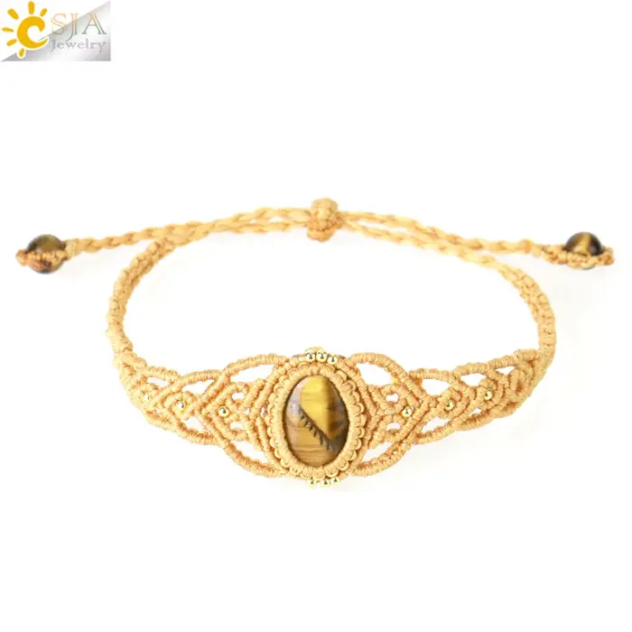 Bracelet ovale en cristal pour femmes, Cabochon en corde tressée, pierre naturelle, quartz rose, Vin