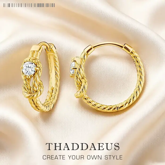 Seafaring Knot – boucles d'oreilles plaquées or, bijoux fins européens pour femmes, cadeau bohème en