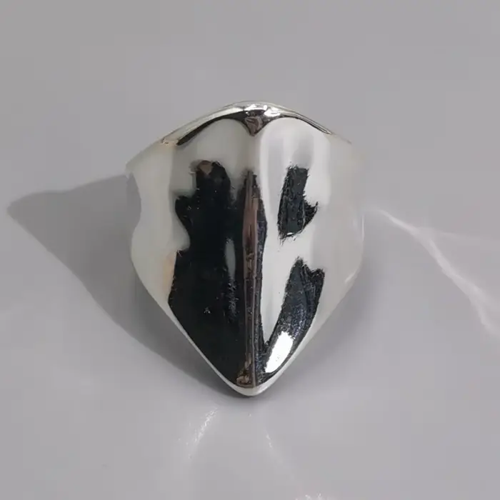 Bague géométrique rétro Punk métallique or argent, accessoires de Couple, cadeau d'anniversaire, nou
