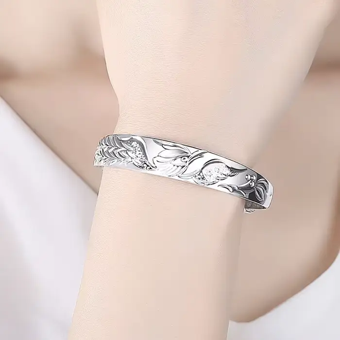 Bracelet phénix de luxe en argent Sterling 925 pour femmes, un cadeau de fête élégant, accessoires d