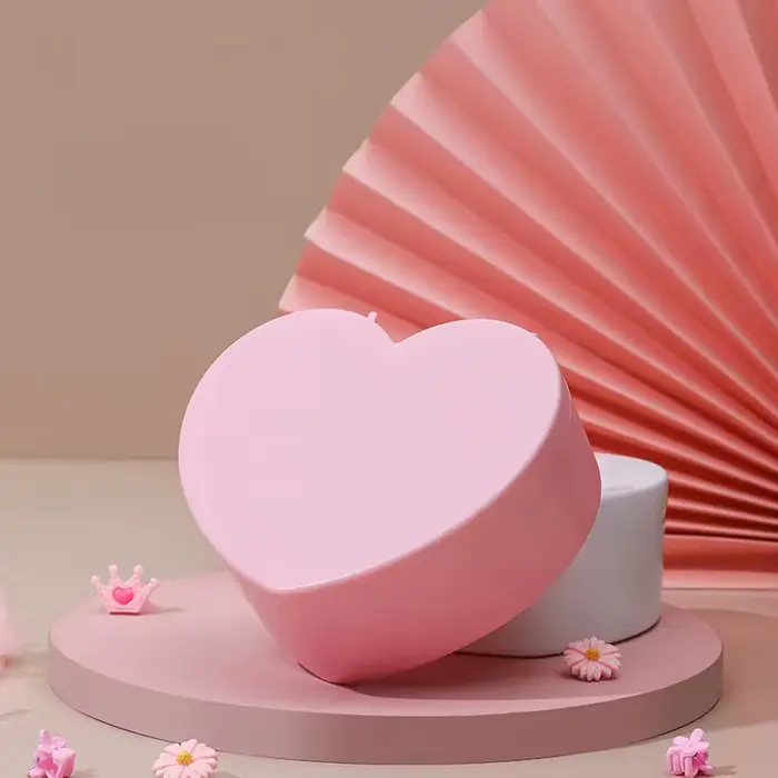 Boîte de rangement de bijoux en forme de cœur pour filles