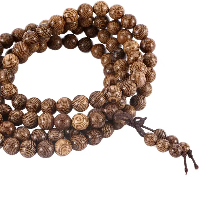 Nouveau spécial en bois tibétain bouddhiste perles Bracelet bijoux bouddha Mala Bracelet perles de p