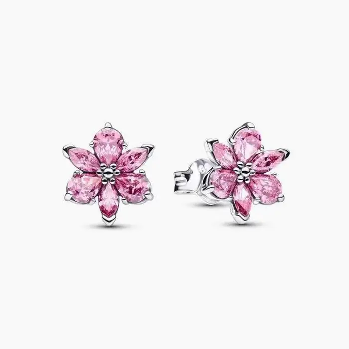 Offres Spéciales – Pendentif Perle Fleur Rose en Argent Sterling 925 avec Zircon, Idéal pour Bracele