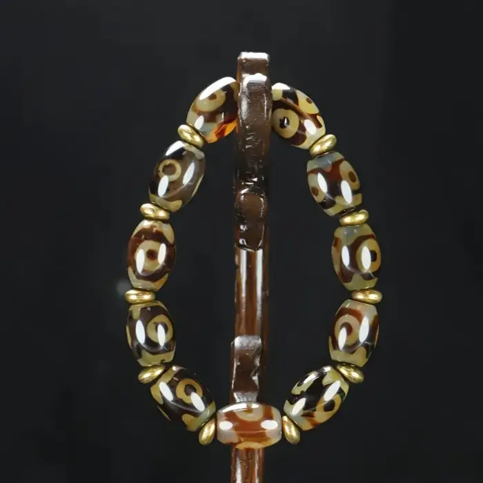 Bracelet élégant en perles d'agate