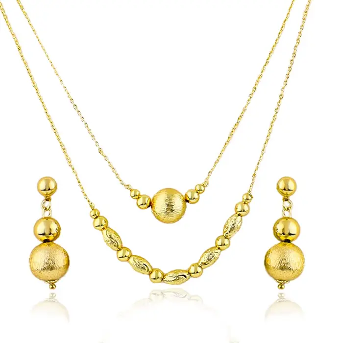 Ensemble collier et boucles d'oreilles à breloques pour femmes, ensembles de bijoux délicats, cadeau