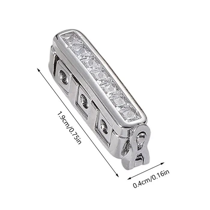 Attache de raccourcissement de collier en métal, ajusteur de fermoir pour bracelet, idéal pour les v
