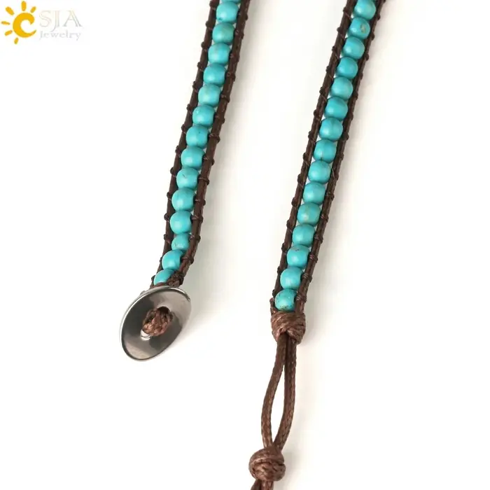 Bracelet en turquoise et agate indienne pour homme et femme, bracelet bohème classique à offrir pour les occasions spéciales et le quotidien