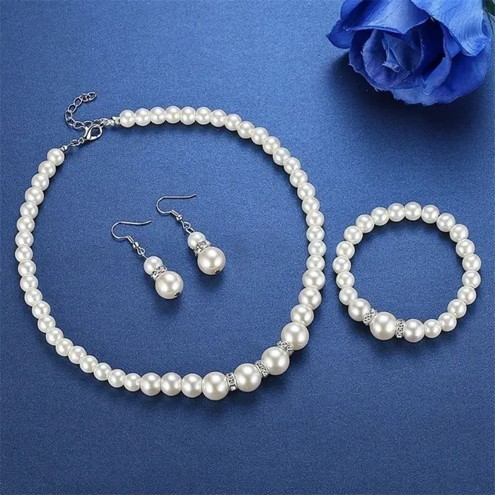 Ensemble de bijoux en perles pour femmes