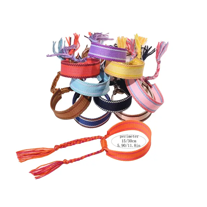 Lot de 10 bracelets à breloques pour femmes et hommes