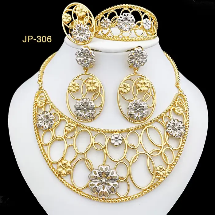 Ensembles de bijoux plaqués or pour femmes