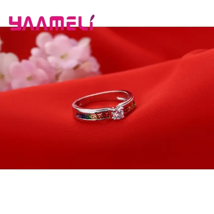 Bague en argent Sterling 100% véritable