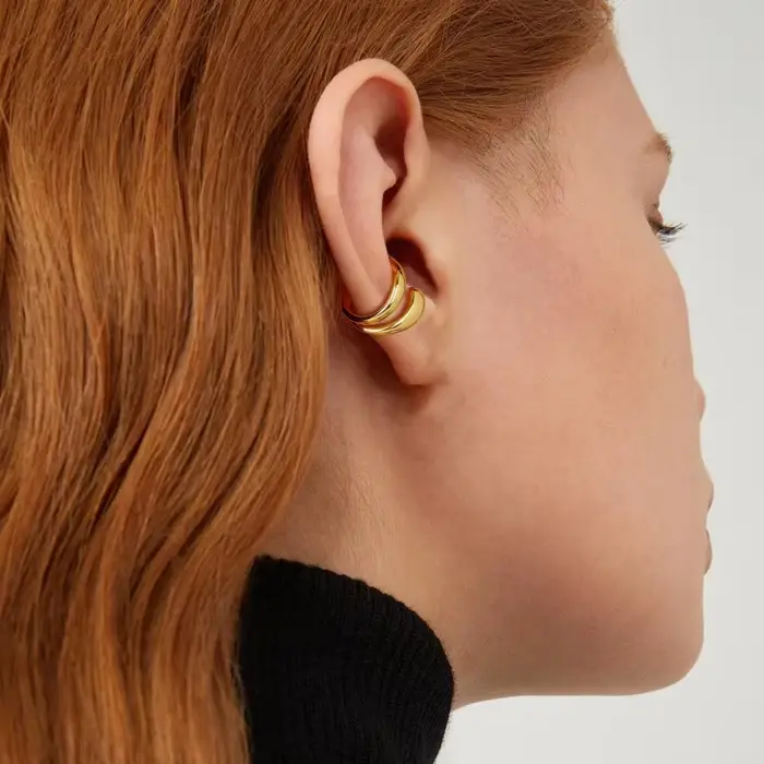 Boucles d'oreilles à Clip sans perçage pour femmes, classique, couleur or, tendance, cadeau pour fil