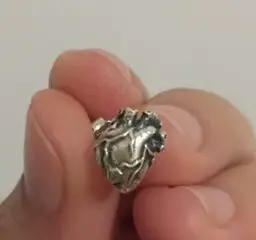 Boucles d'oreilles gothiques anatomiques en forme de cœur humain, bijoux d'anatomie et d'oddities, bijoux Punk