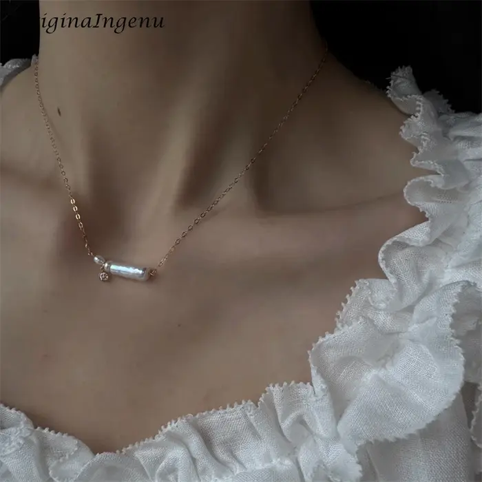 Collier de perles baroques naturelles