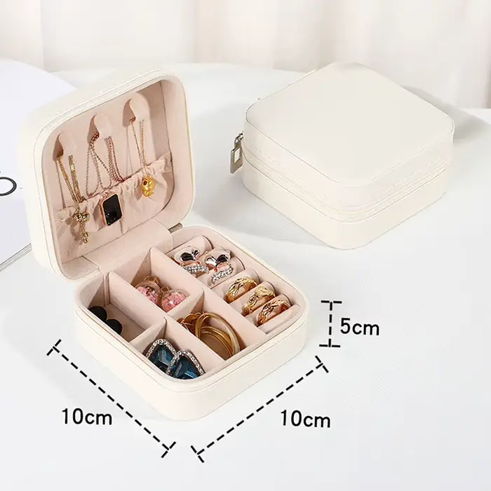 Boîte de rangement portable pour boucles d'oreilles et matiques, étui à bijoux, présentoir de voyage