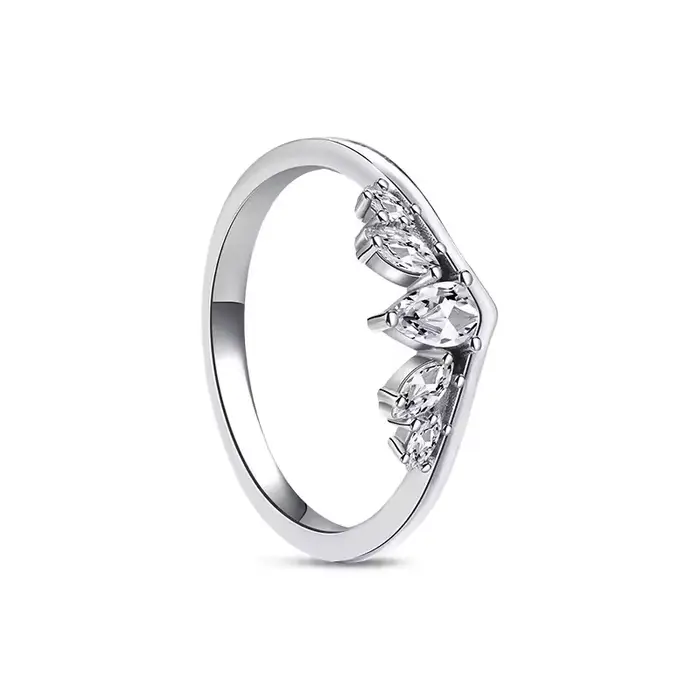 Bagues de promesse pour femmes, alliances empilables, motifs fleurs et ailes, bijoux fantaisie, cade