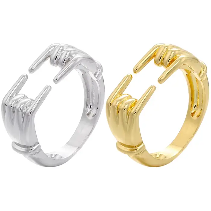 Bague Cœur Dorée