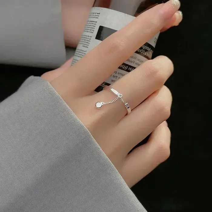 Bague ajustable tendance pour femme