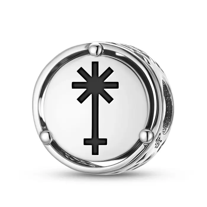 Breloque symbole en argent Sterling 925, astrologie Juno, adaptée au Bracelet Original, accessoires 