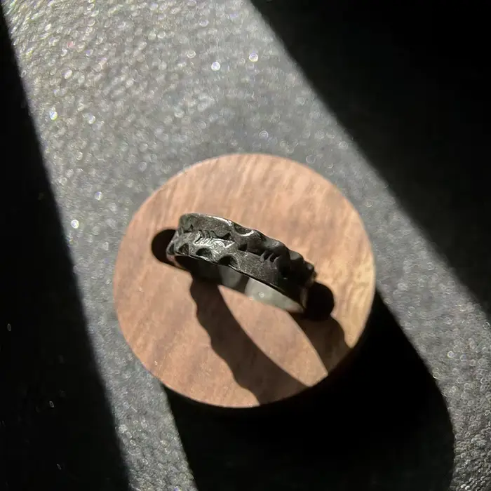 Bague gothique à Motifs Vintage amérindiens, anneau ouvert réglable pour hommes et femmes, bijoux en
