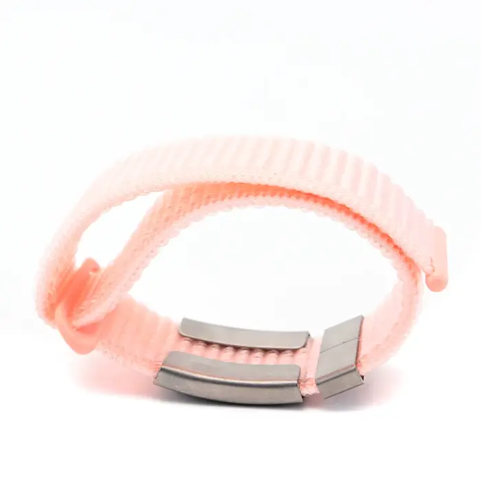Bracelets d'alerte médicale SOS personnalisés de 22mm pour hommes et femmes, bracelet d'urgence en Nylon, accessoire de montre, Bracelet d'identification de Sport Velcro